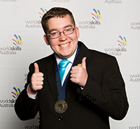Dominic Shields Silver Medal